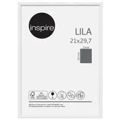 Cornice INSPIRE Lila bianco lucido per foto da 21x29.7 (A4) cm