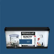 Pittura per interni super lavabile, RENAULAC Olfactive blu oltremare opaco, 2.5 L