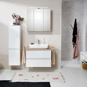 Mobile da bagno sotto lavabo Balu L 75 x H 90 x P 48 cm bianco, lavabo non incluso