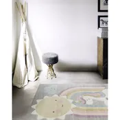 Tappeto UNICORNO bambino multicolore, L 150 x L 100 cm