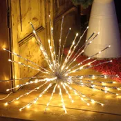 Stella luminosa Natalizia Twig Ball 200 lampadine bianco caldo H 100 cm