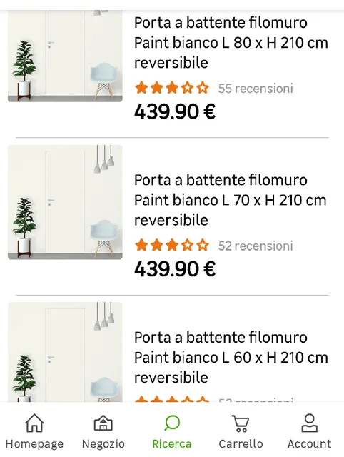 cerca " porte a battente filomuro " ti mando immagine di alcu - 2
