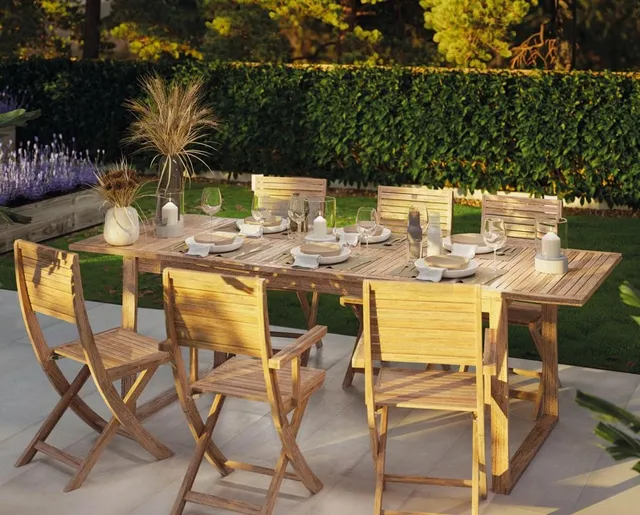 Adattare il tavolo di legno l tuo stile per il giardino: idee da copiare | Community LM