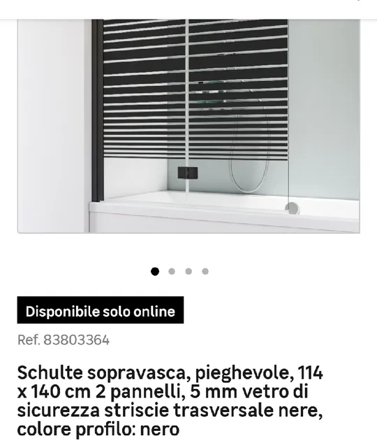 se la vasca è addossata a due pareti ti propongo questa soluz