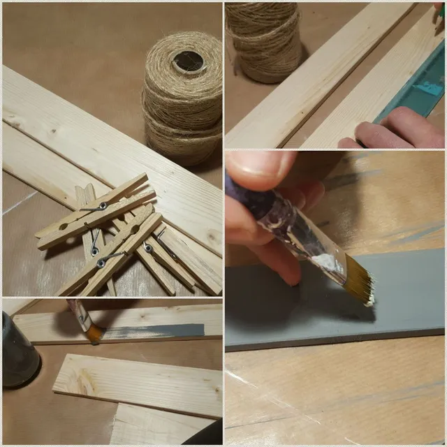 Cornice di legno e corda: come realizzarla 