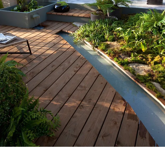 Pavimento in legno: idee giardino e terrazzo