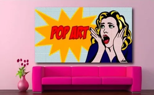 Come arredare il soggiorno in stile Pop Art 
