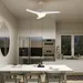 Ventilatore da soffitto Aruba, bianco, D. 112 cm , con telecomando INSPIRE