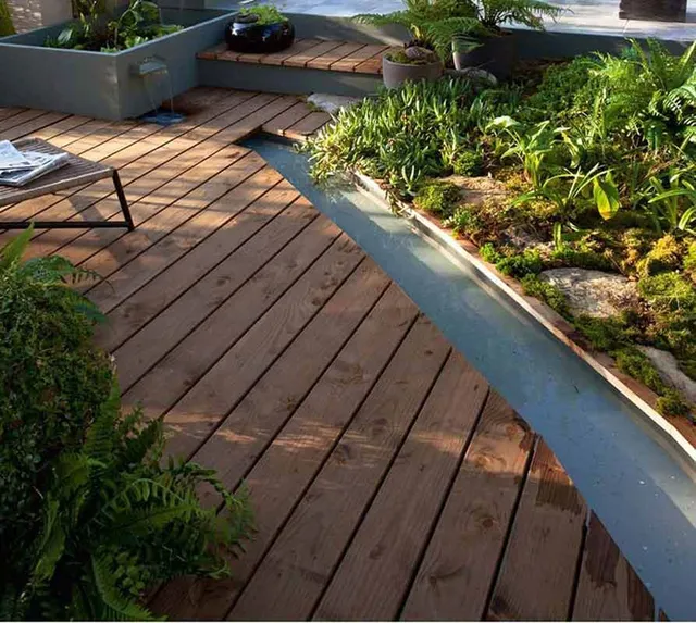 Ispirazioni per dare una nuova immagine al pavimento in legno di terrazzi e giardini – Leroy Merlin