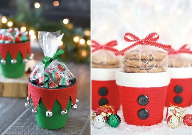 Sacchetti per biscotti di Natale: idea fai da te