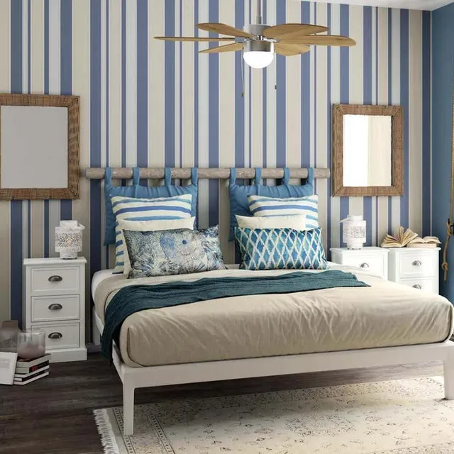 Il blu è tra i migliori colori per arredare la camera da letto - Ispirazione Leroy Merlin