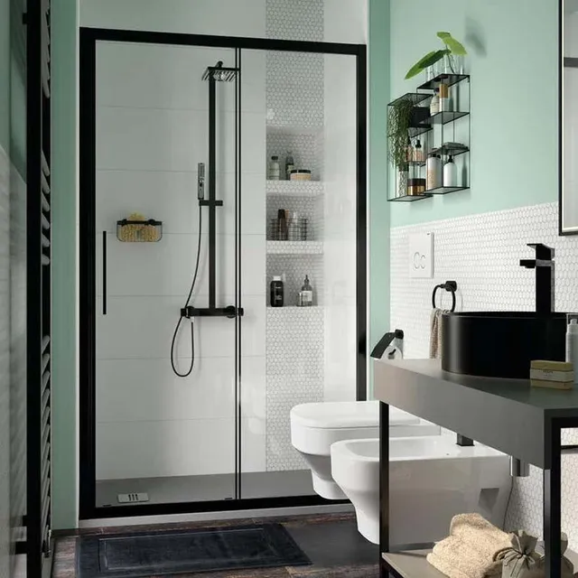 Soluzioni per un bagno piccolo con doccia grande - Idee Leroy Merlin