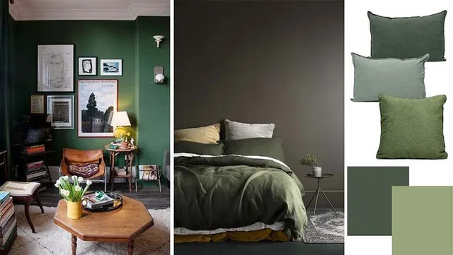 Pitturare le pareti con i toni del verde – Pinterest  e Leroy Merlin