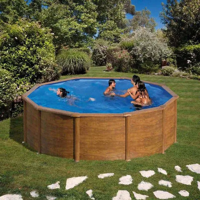 Un giardino piccolo con piscina, rotonda o quadrata, è una gioia per tutti - Idea Leroy Merlin