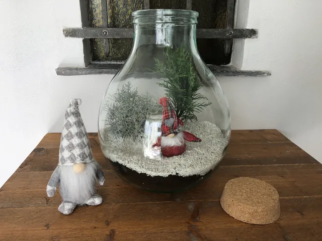 Crea il tuo terrarium natalizio in poche mosse – foto dell’autrice