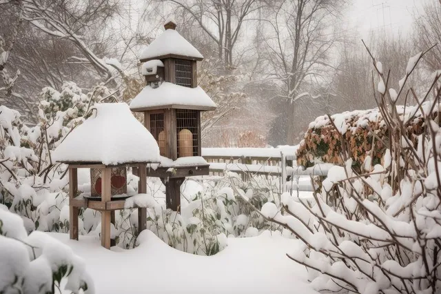 Prepara le casette invernali per gli uccellini in giardino - foto Leroy Merlin