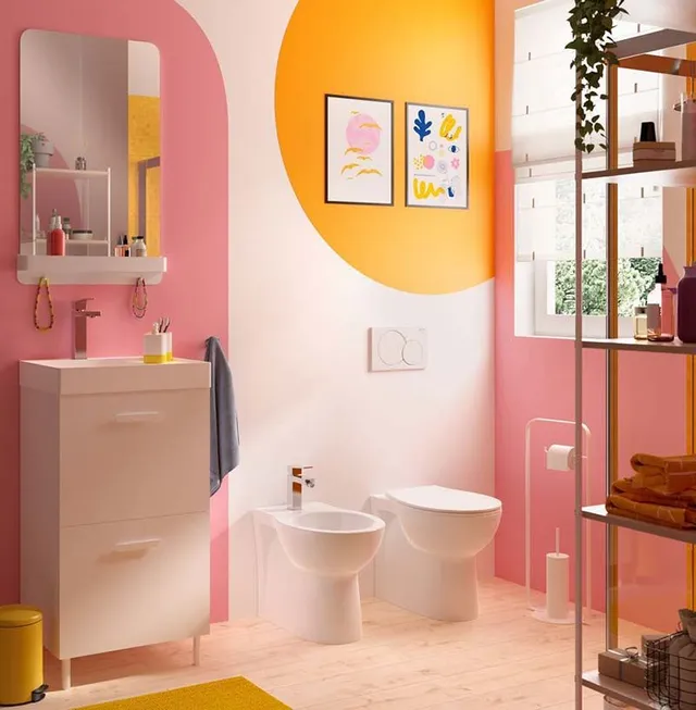 Uno spazio vivace e super colorato è perfetto per una teenager. - Foto Leroy Merlin