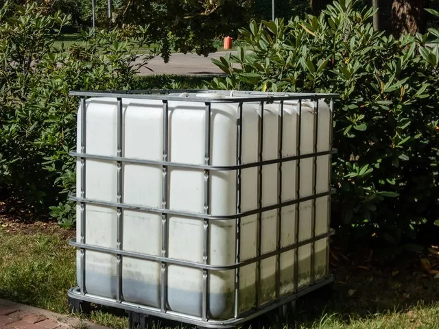 Una cisterna ti consentirà di recuperare l'acqua piovana e utilizzarla per le tue piante - foto Leroy Merlin