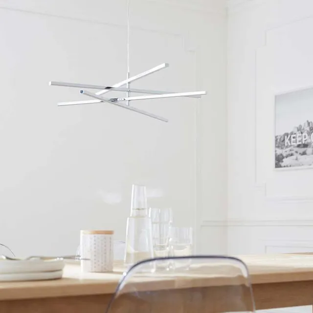 Progettare l’illuminazione della cucina sostenibile -  Lampadario Moderno Concord LED integrato, INSPIRE