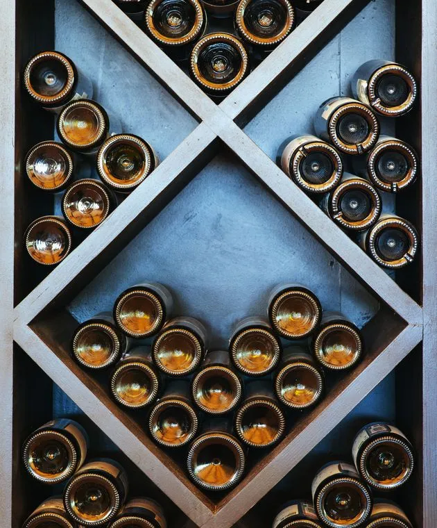 Portabottiglie di vino in legno