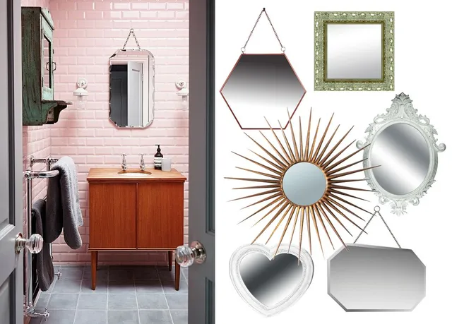 Idee d’abbinamento mobile bagno e specchi vintage – zenideen e Leroy Merlin