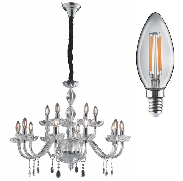 Lampadari classici con lampadine di ultima generazione – Leroy Merlin