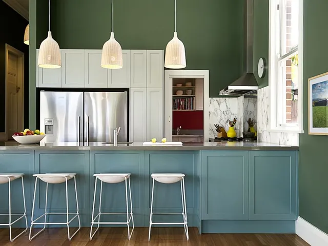 Il verde oliva alle pareti si mixa bene con altri colori: dal bianco al celeste - Islifebrasil