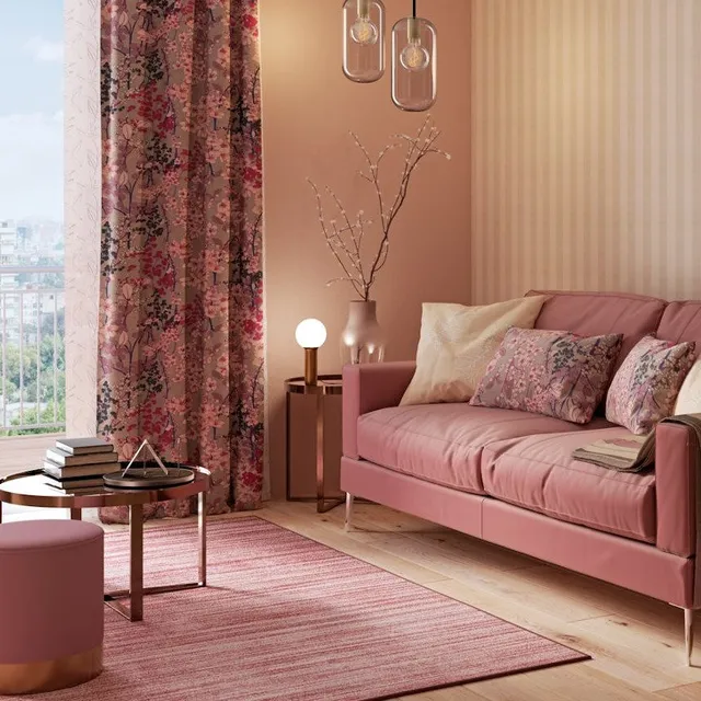 L'accoppiata  fiori e rosa crea il mood accogliente dell'arredamento granny chic - Ispirazione Leroy Merlin
