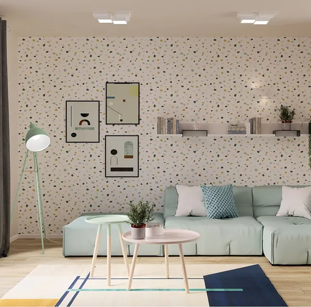 Il soggiorno colorato in stile Nesty Living - Leroy Merlin