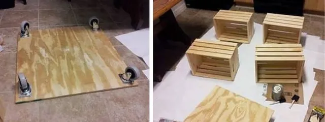 Come costruire un tavolino con cassette -mobiliconpallet