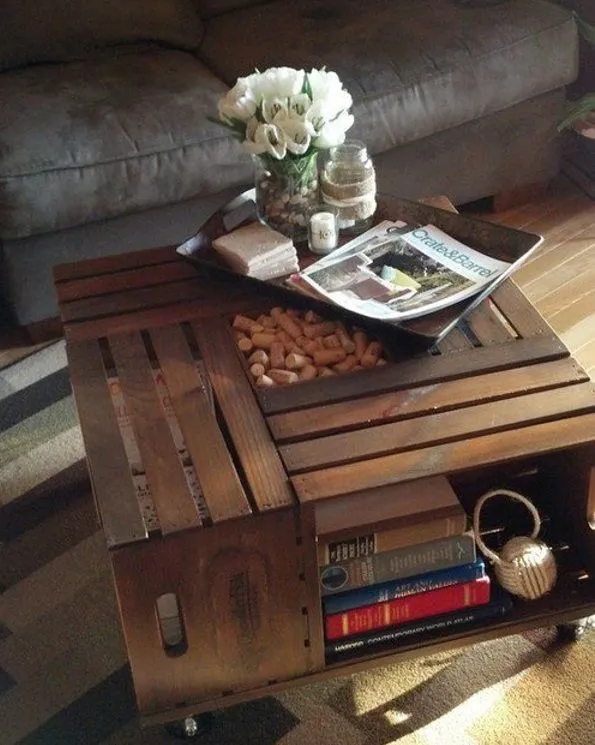 Come costruire un tavolino con cassette di legno