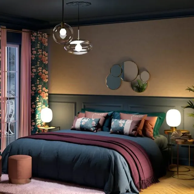 Le luci led sono perfette per illuminare la camera da letto - Idea Leroy Merlin